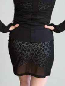 My Store Skirt Sheer Courage Skirt in Black