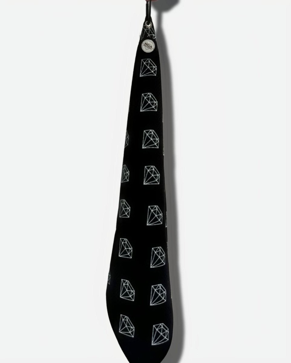  Golf Towel Stuck-on-You Magnetic Golf Towel‚ÄìBlack and White