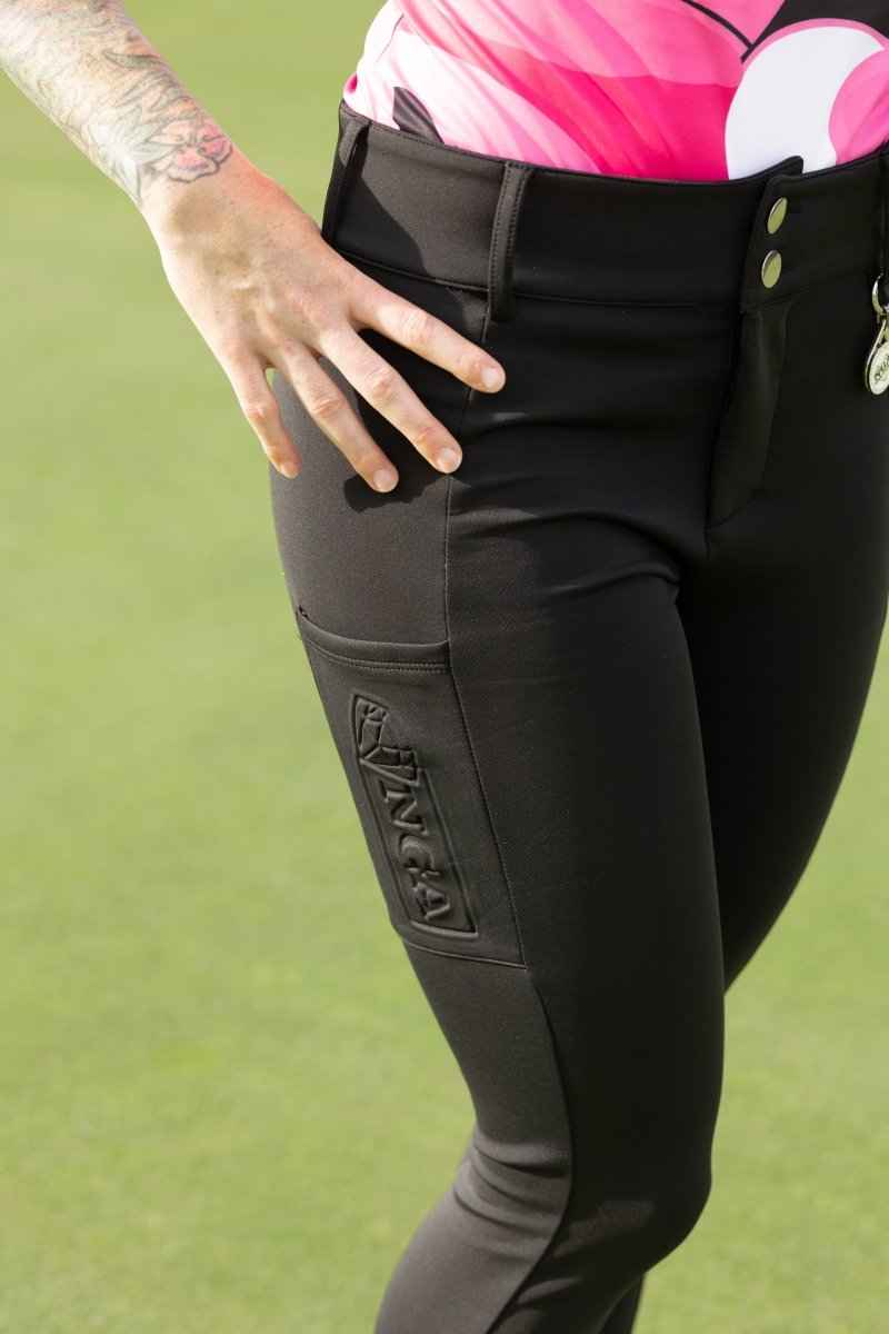 NGA - No Girls Allowed Bottoms Tee-d Up Trouser in Black