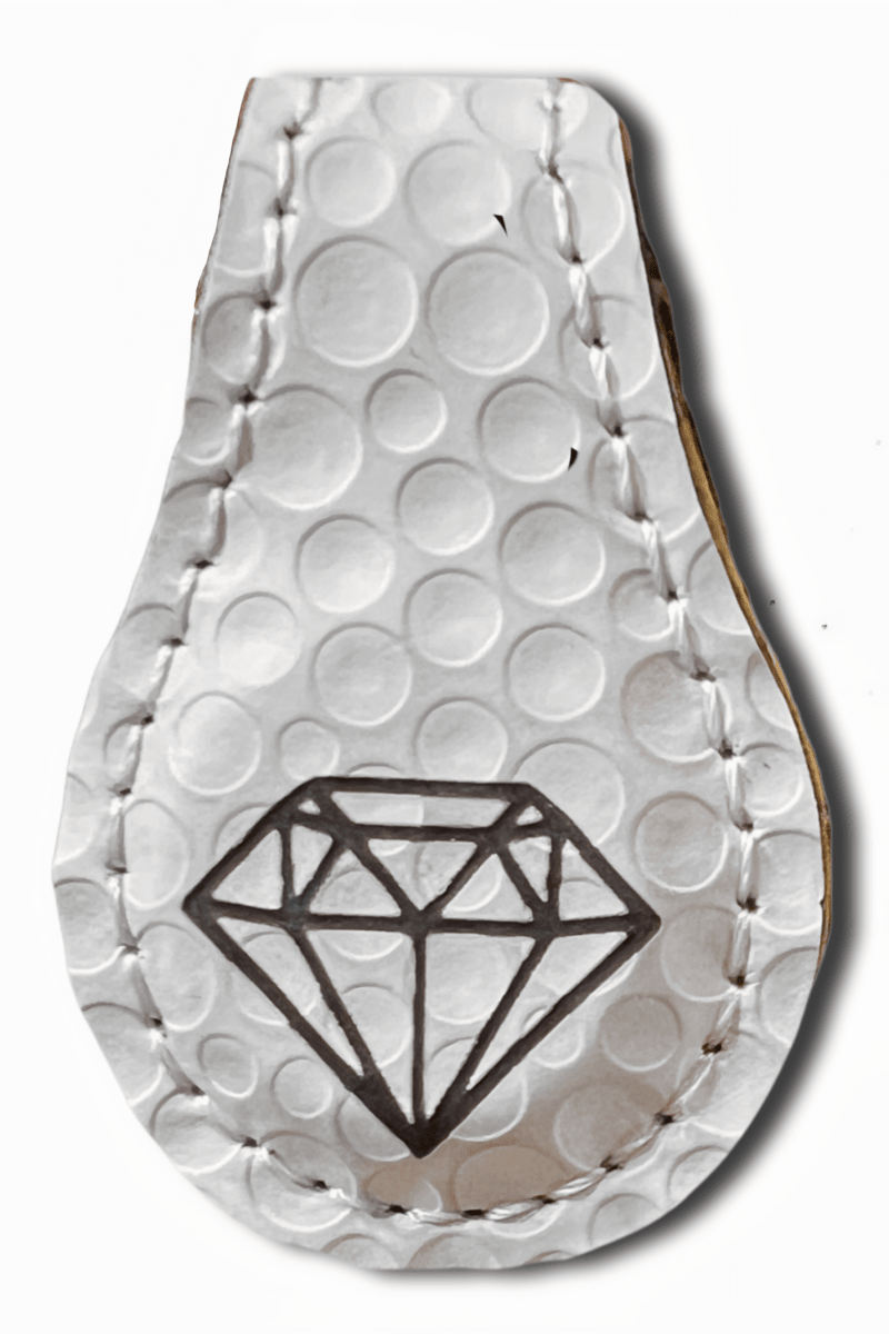 The Icon Hold Ball Marker Magnet - Pin High White