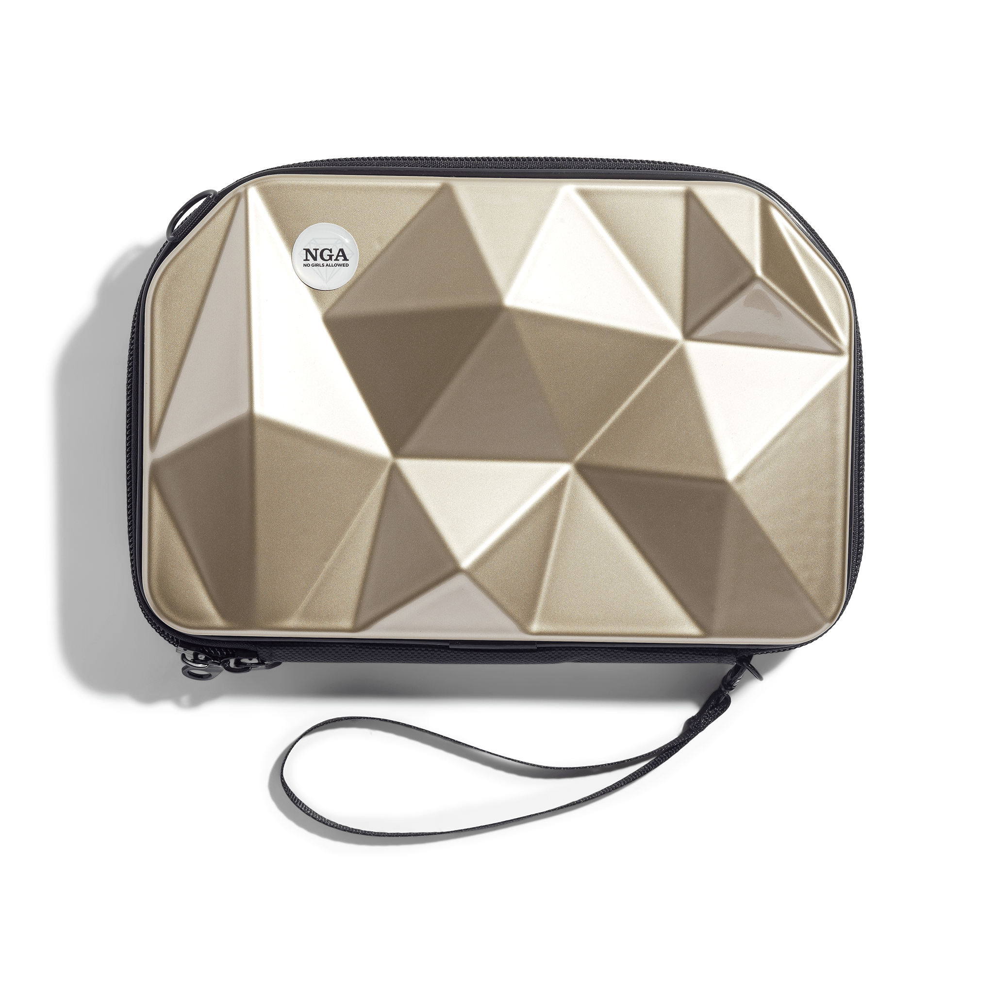 Totally Clutch Platinum Gold Diamond Luxe Bag - NGA - No Girls Allowed